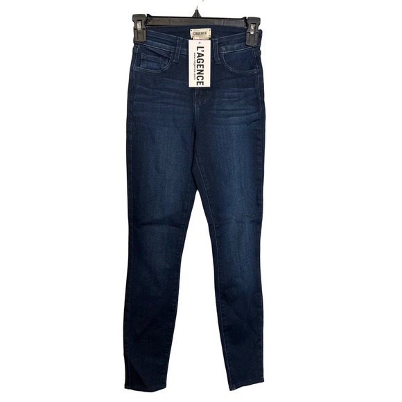 NWT L'AGENCE Margot Jean Marino Blue 23 - Picture 1 of 8